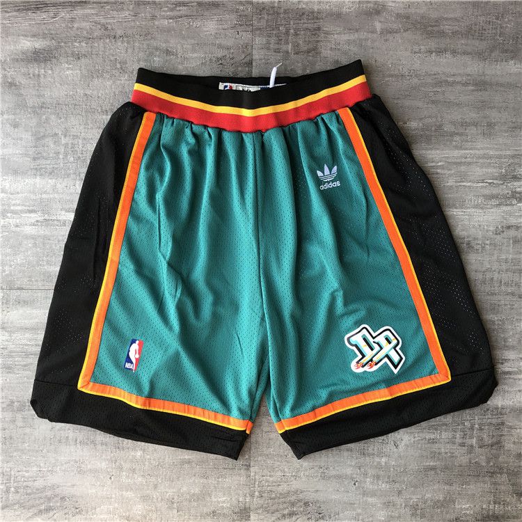 Men NBA Detroit Pistons Green Shorts 04161->boston celtics->NBA Jersey